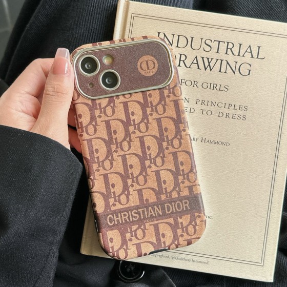 Trendy Branded Phone Cases for iPhone 16/15/14/13/12/11 Pro Max/Plus - Shockproof Phone Covers